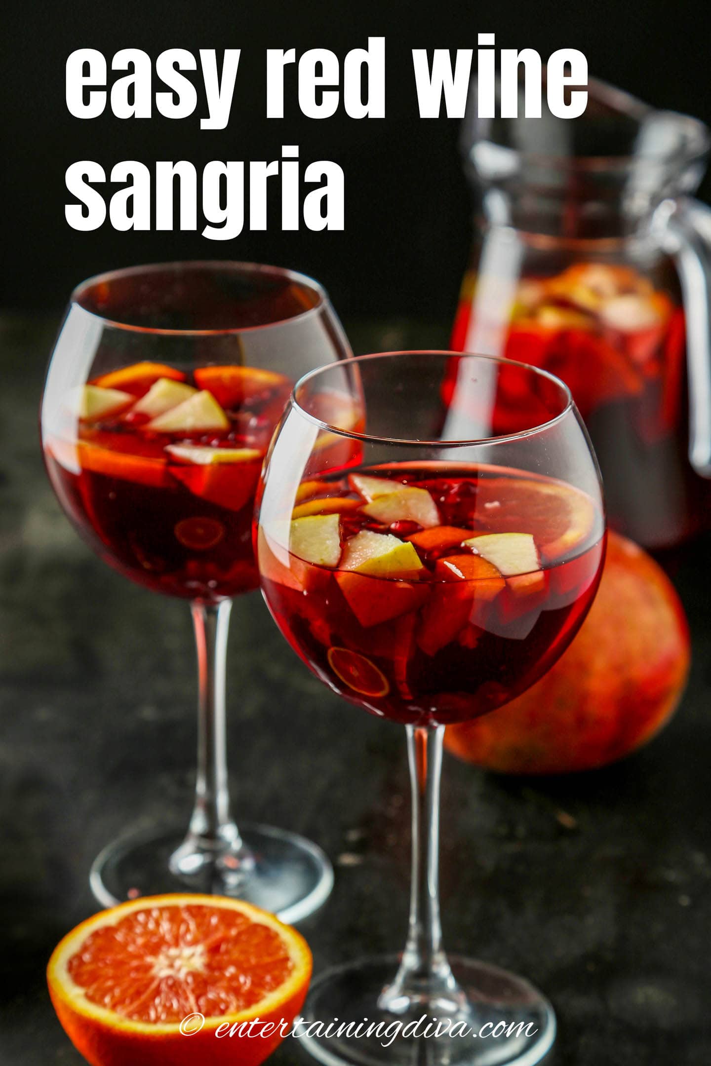 easy red wine sangria with sprite and crystal light lemonade