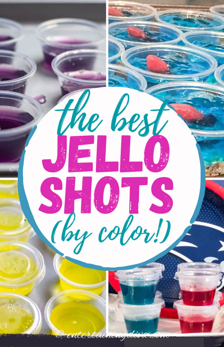 the best jello shots (by color)