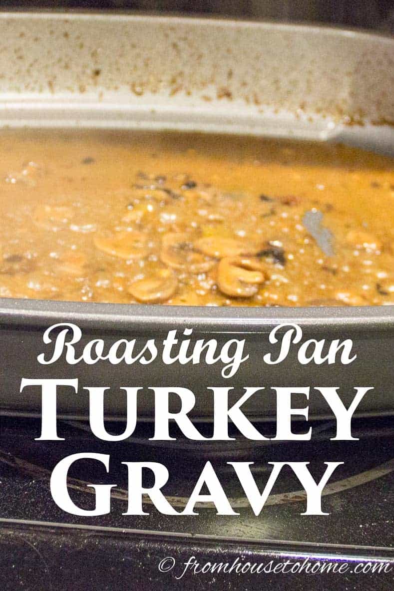Roasting Pan Turkey Gravy