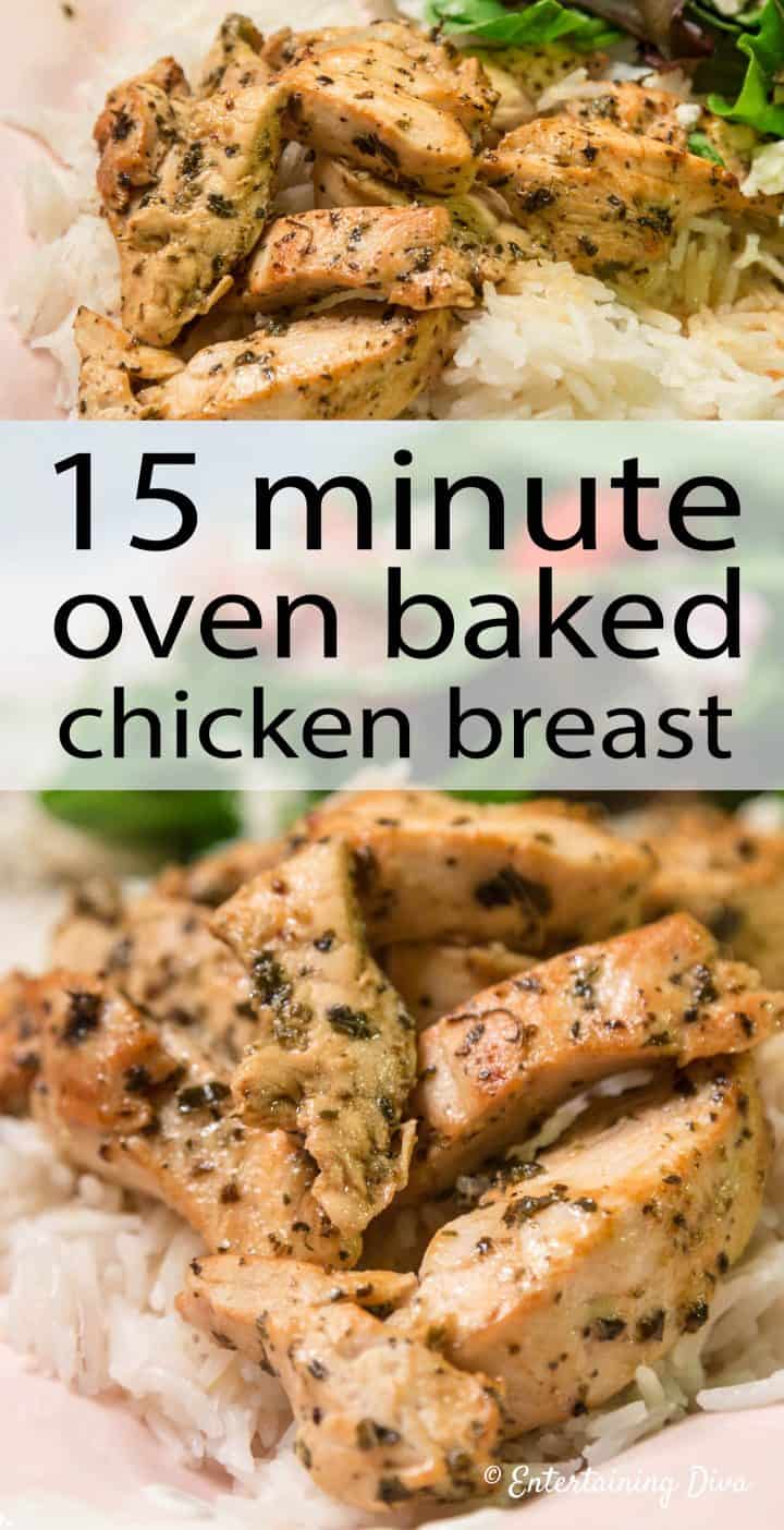 15 minute oven baked chicken breast