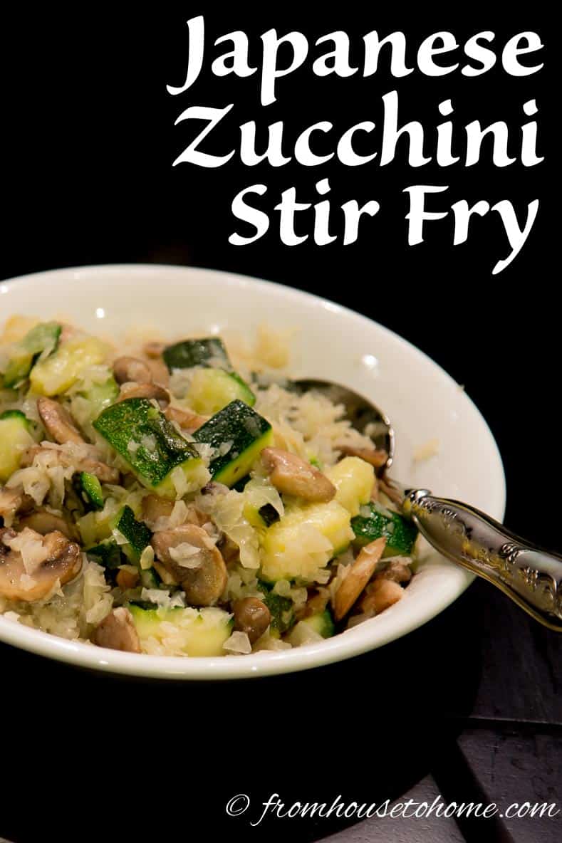 Japanese Zucchini Stir Fry