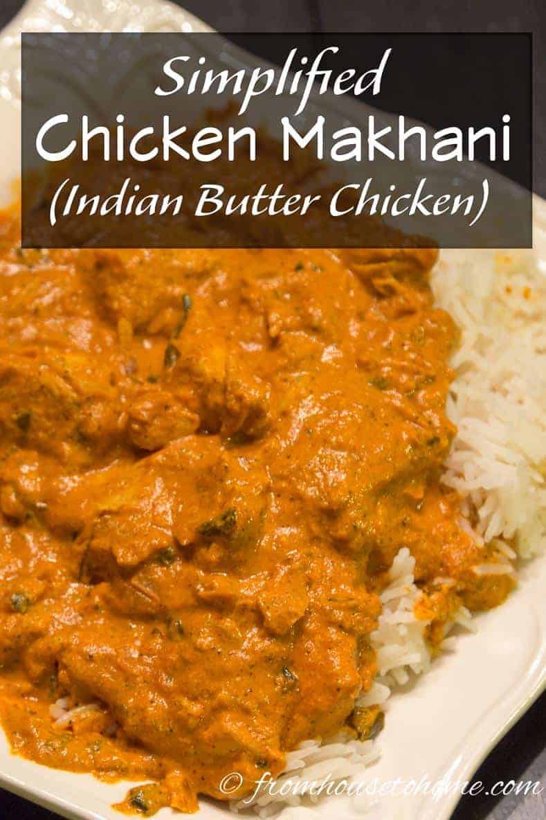 Simplified Chicken Makhani