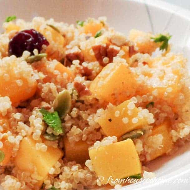 Quinoa Pilaf With Butternut Squash {Naturally Gluten Free}