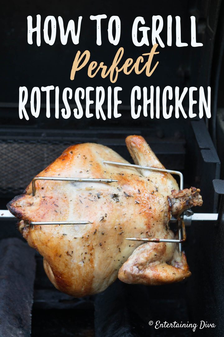 How to grill perfect rotisserie chicken