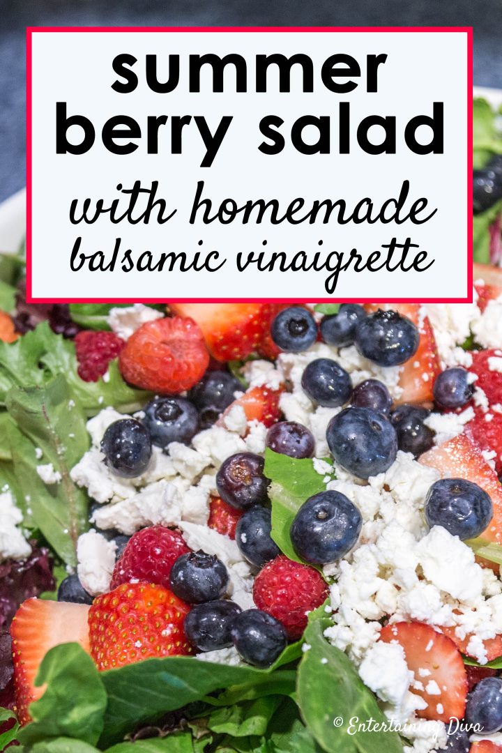 Berry salad recipe with balsamic vinaigrette