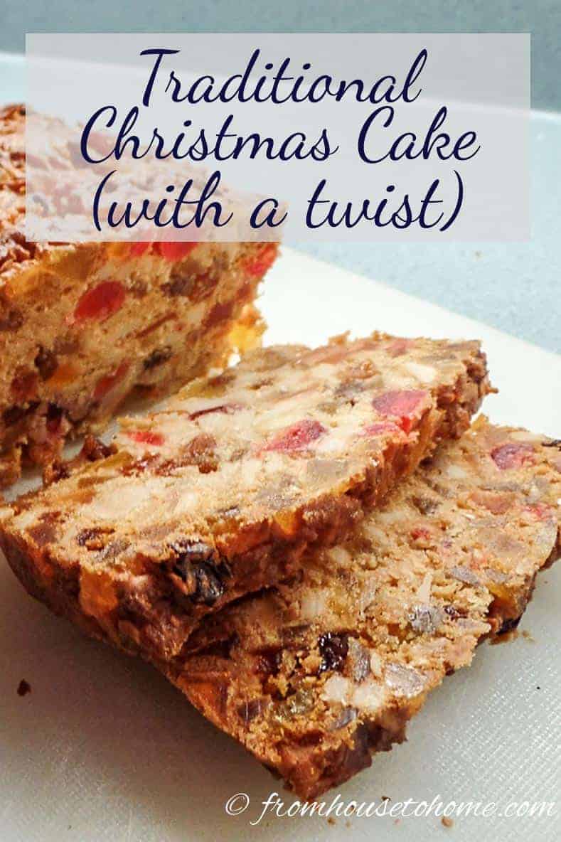 Traditional Christmas Fruit Cake with a twist