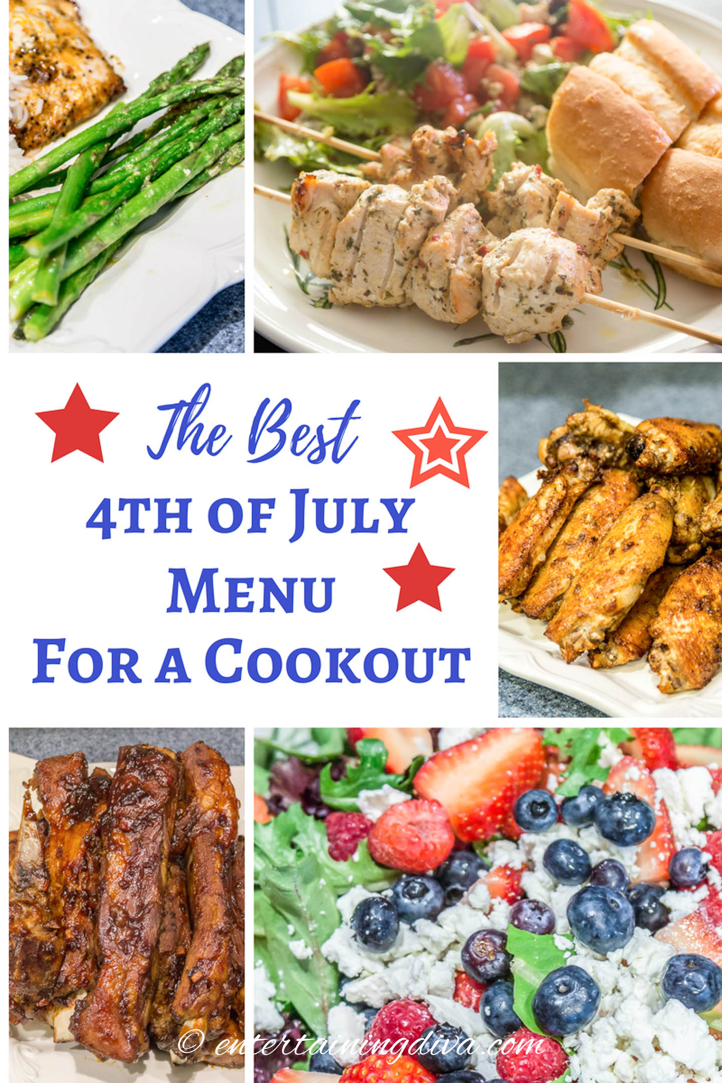 the best 4thof July menu for a cookout