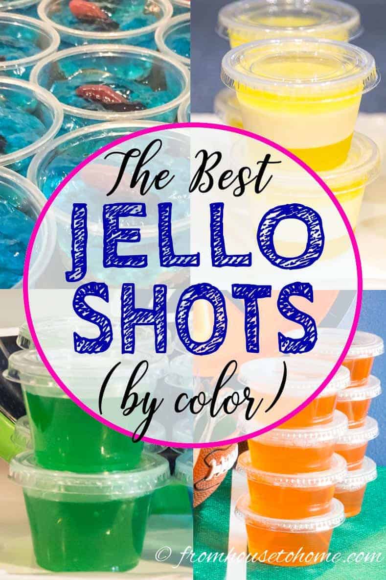 The Best Jello Shots (by color)