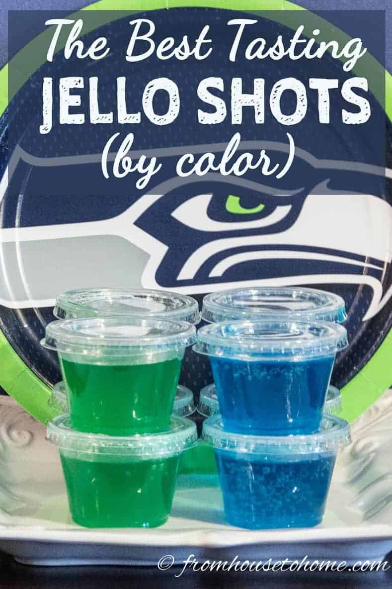 The best tasting Jello shots (by color)