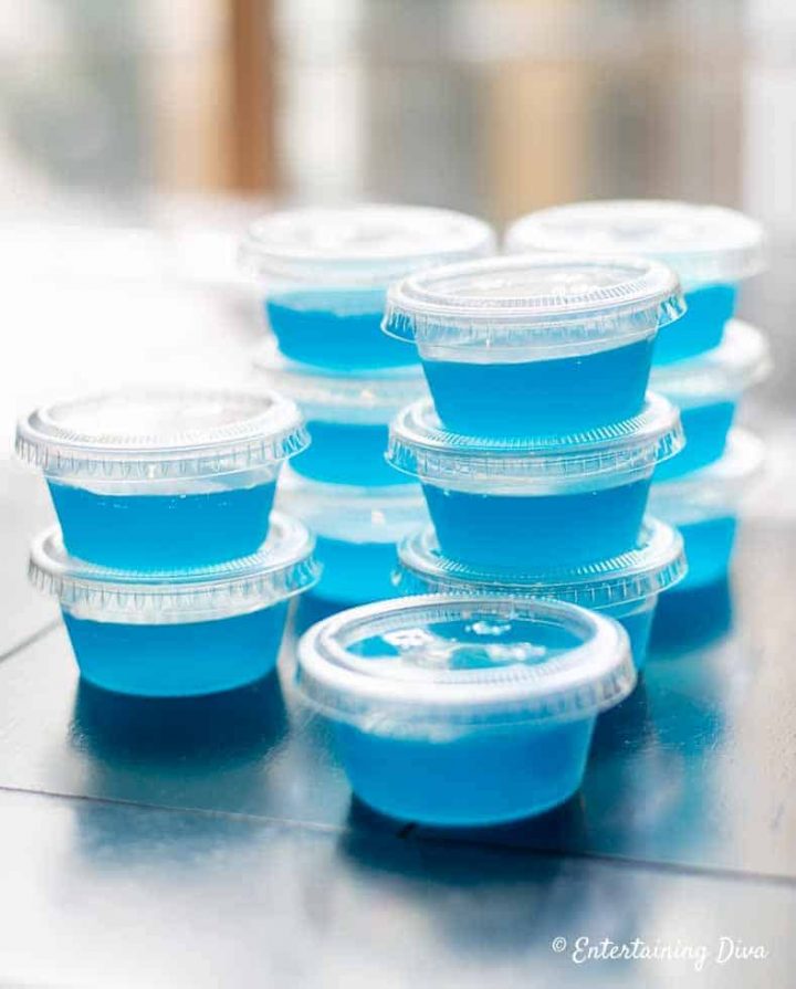 blue hawaiian jello shots