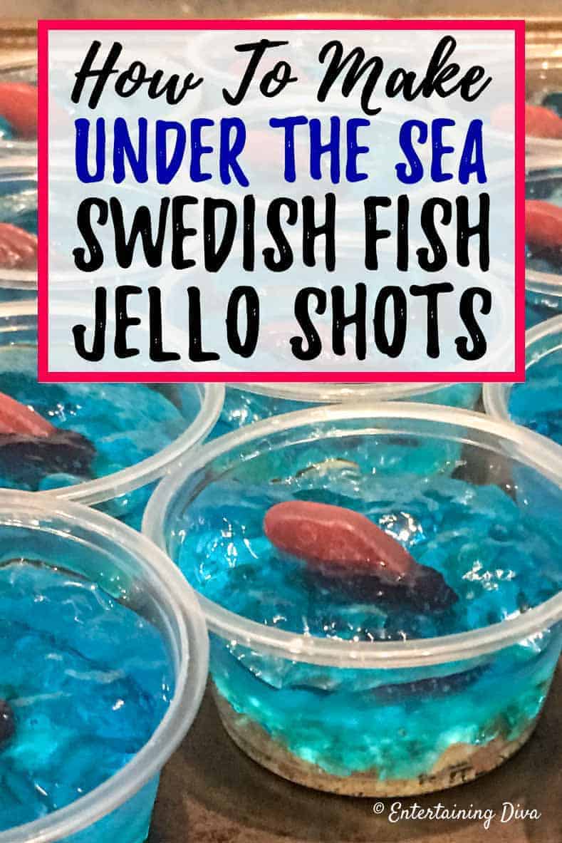 How to make Swedish fish jello shots