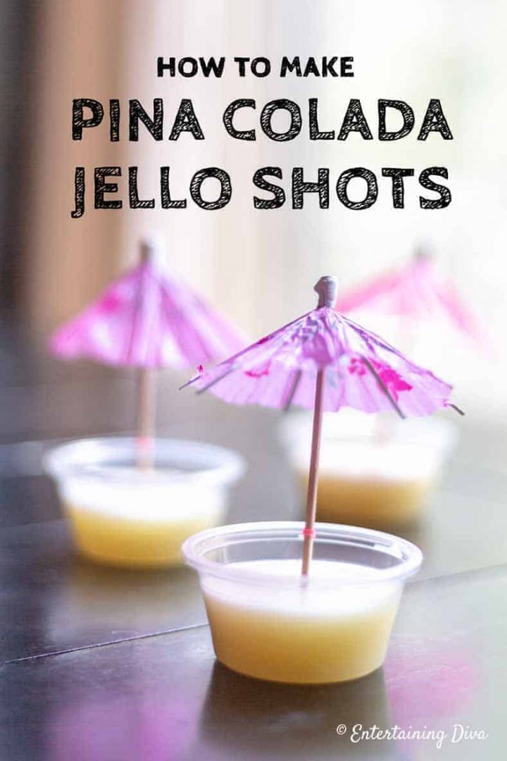 pina colada jello shot recipe