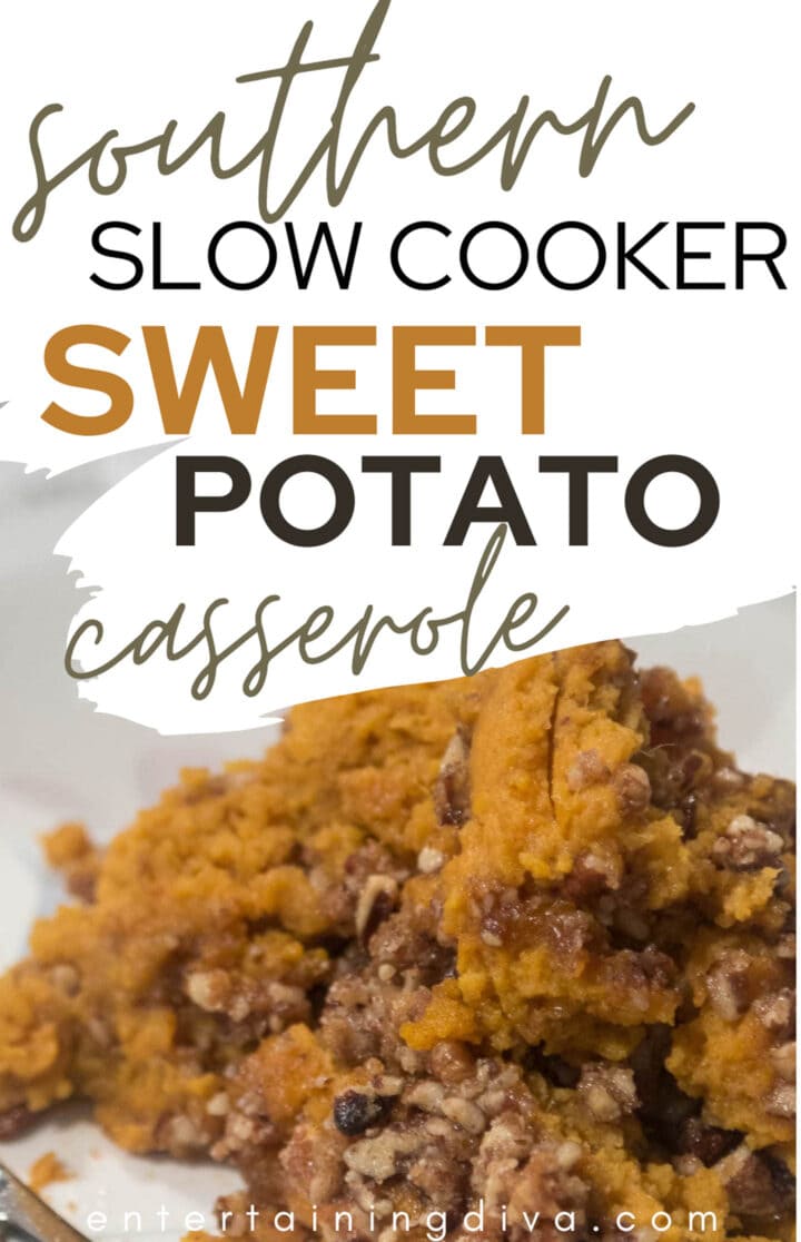southern slow cooker sweet potato casserole