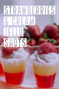 strawberries and cream jello shots recipe
