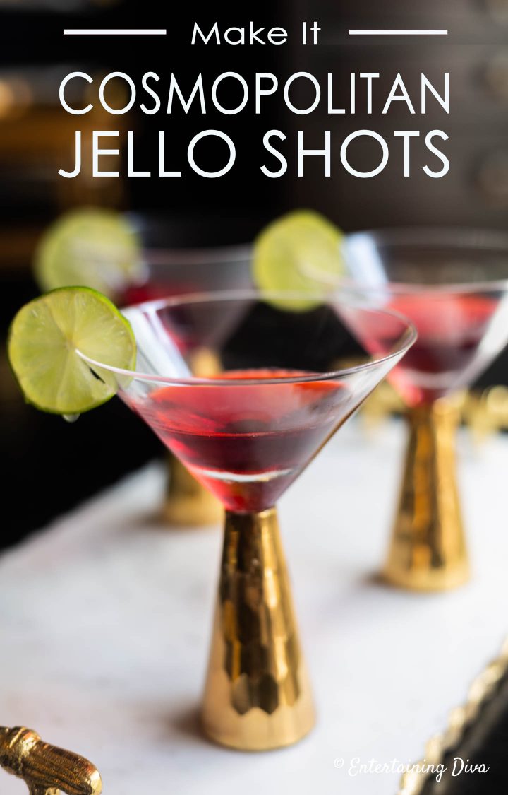 Cosmopolitan jello shots recipe