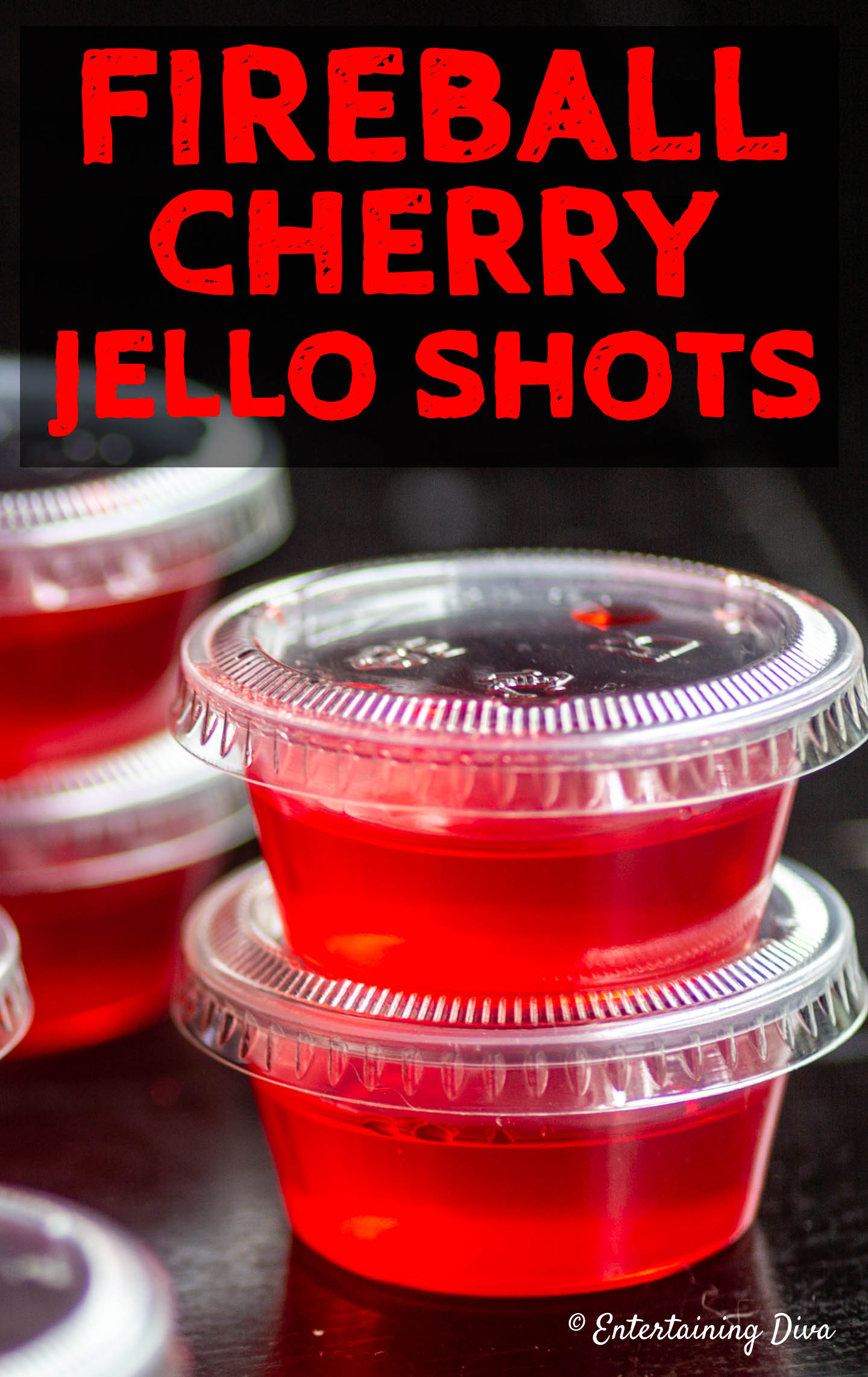 cherry Fireball Jello shots recipe