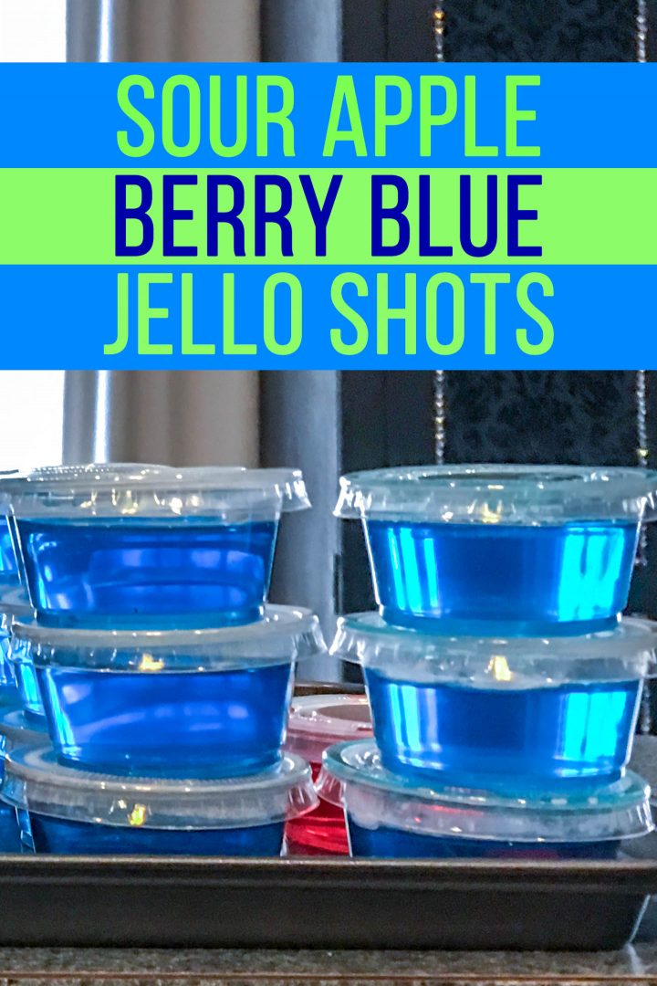 Sour Apple Blue Jello Shots Recipe