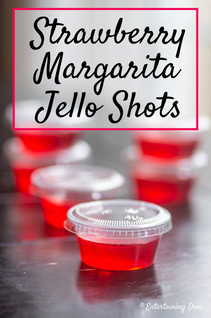 Strawberry Margarita Jello Shots recipe