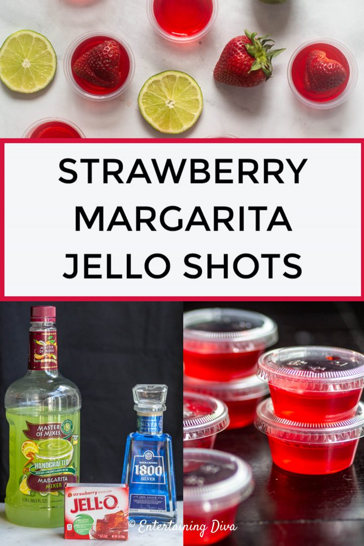 strawberry margarita jello shots