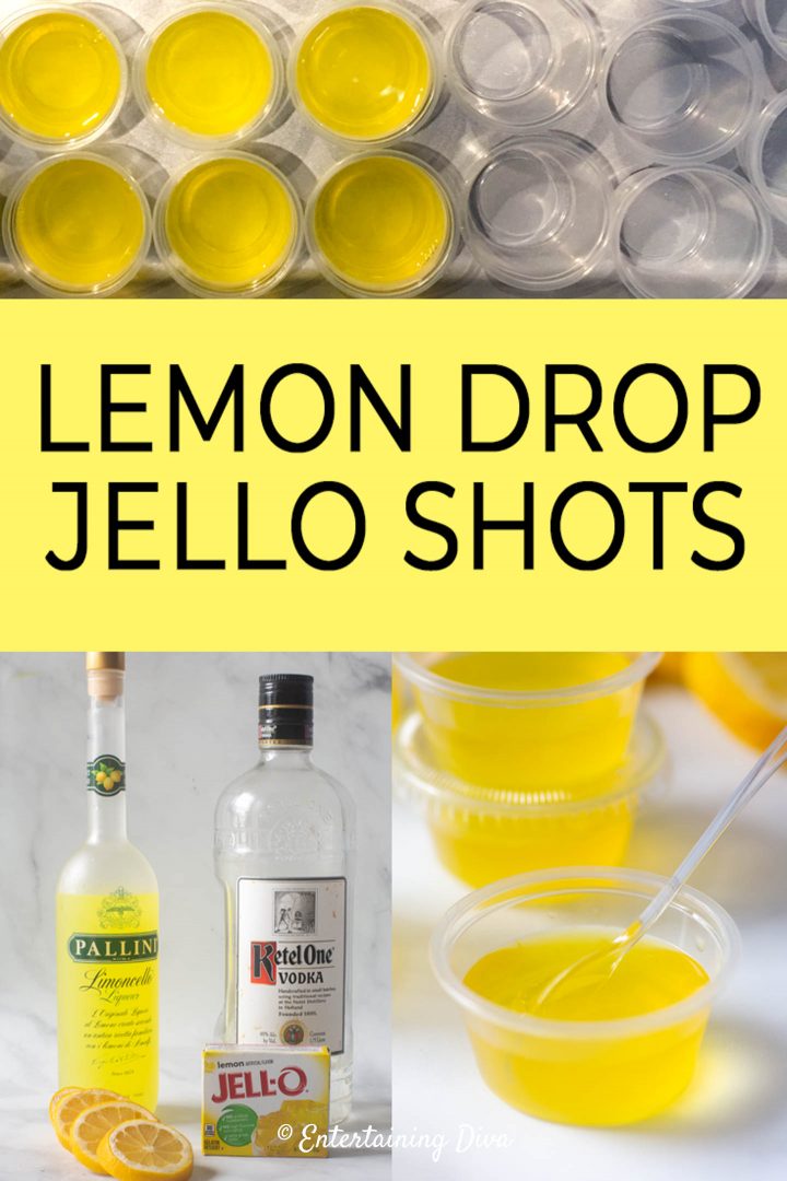 Lemon drop jello shots