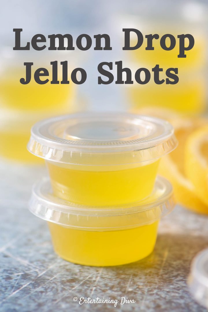 Lemon drop jello shots recipe