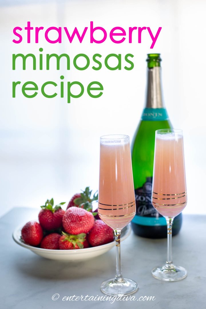 Strawberry Mimosas Recipe