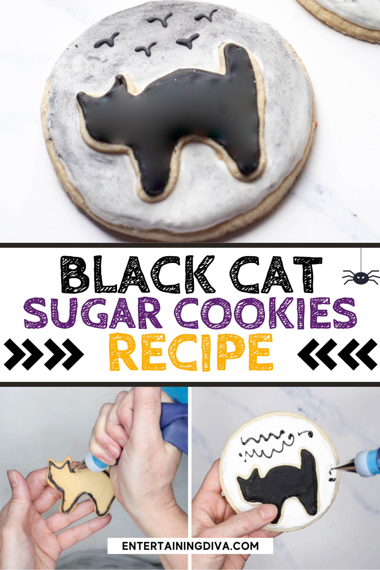 Black Cat Sugar Cookies