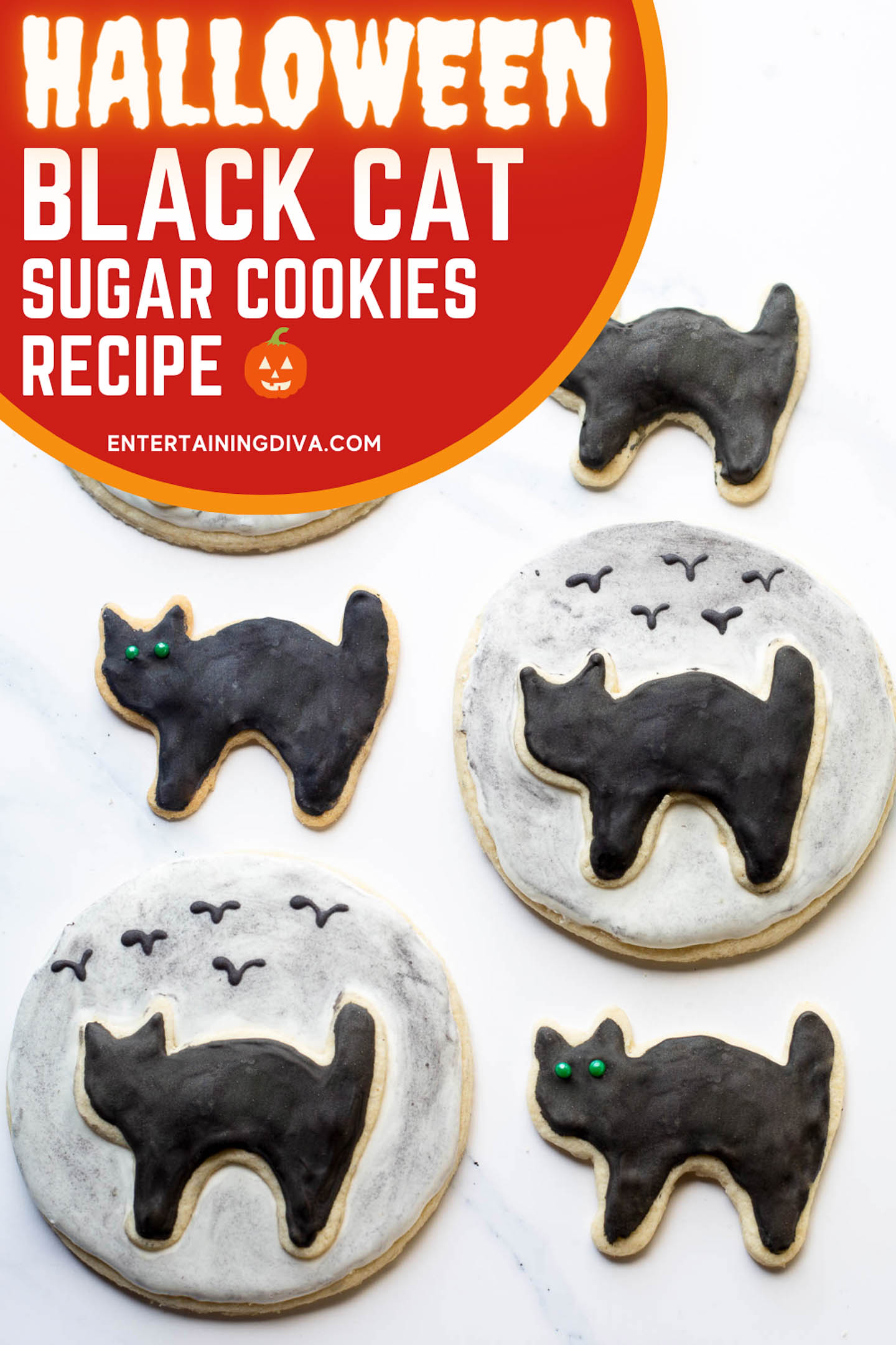 Black Cat Sugar Cookies