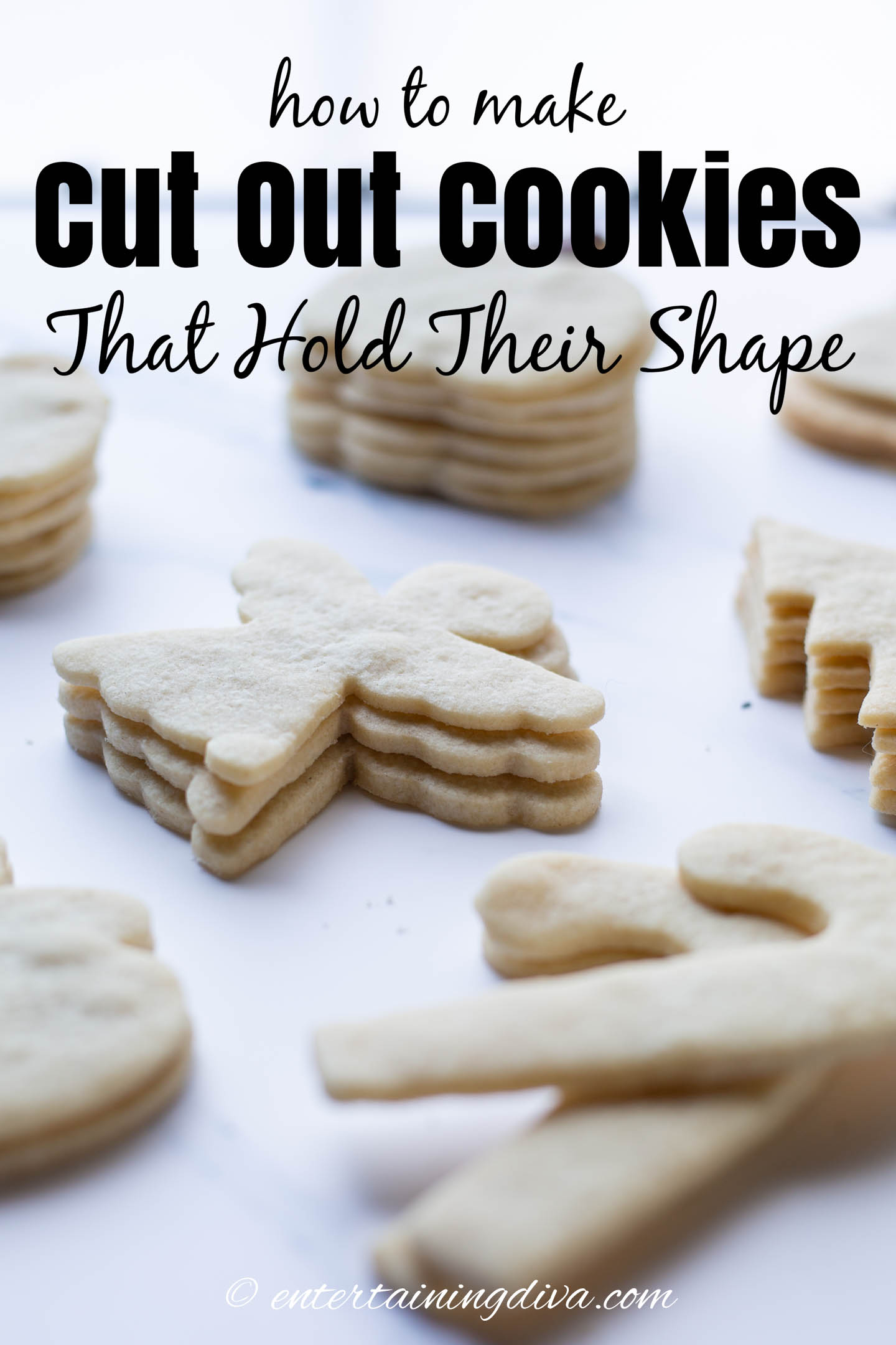 how to make cut out cookies that hold their shape