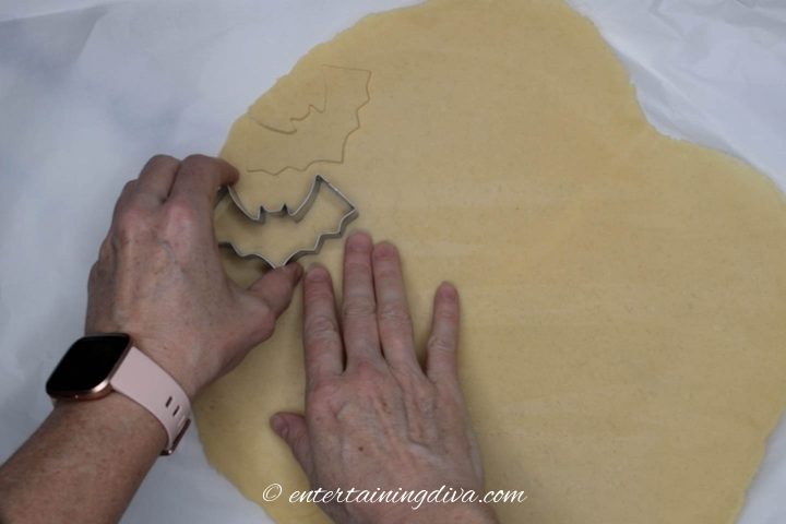 Cookies being cut out