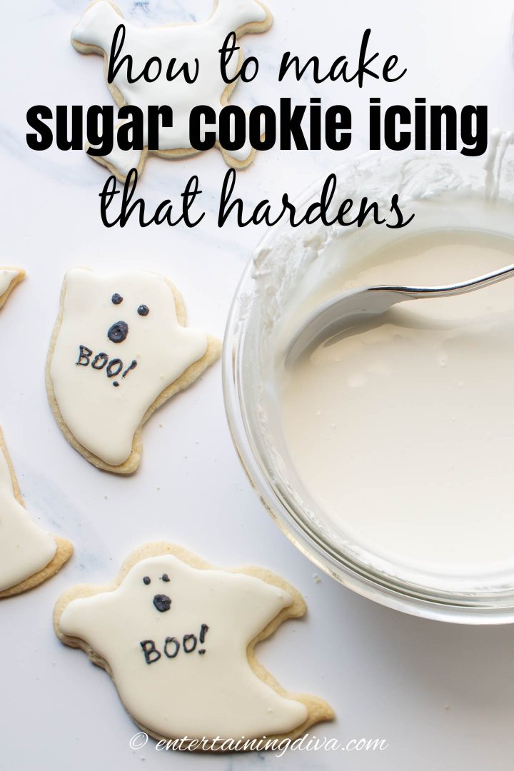 how to make sugar cookie icing that hardens