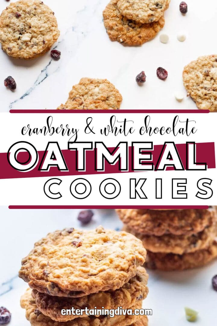 cranberry and white chocolate oatmeal cookies recipe