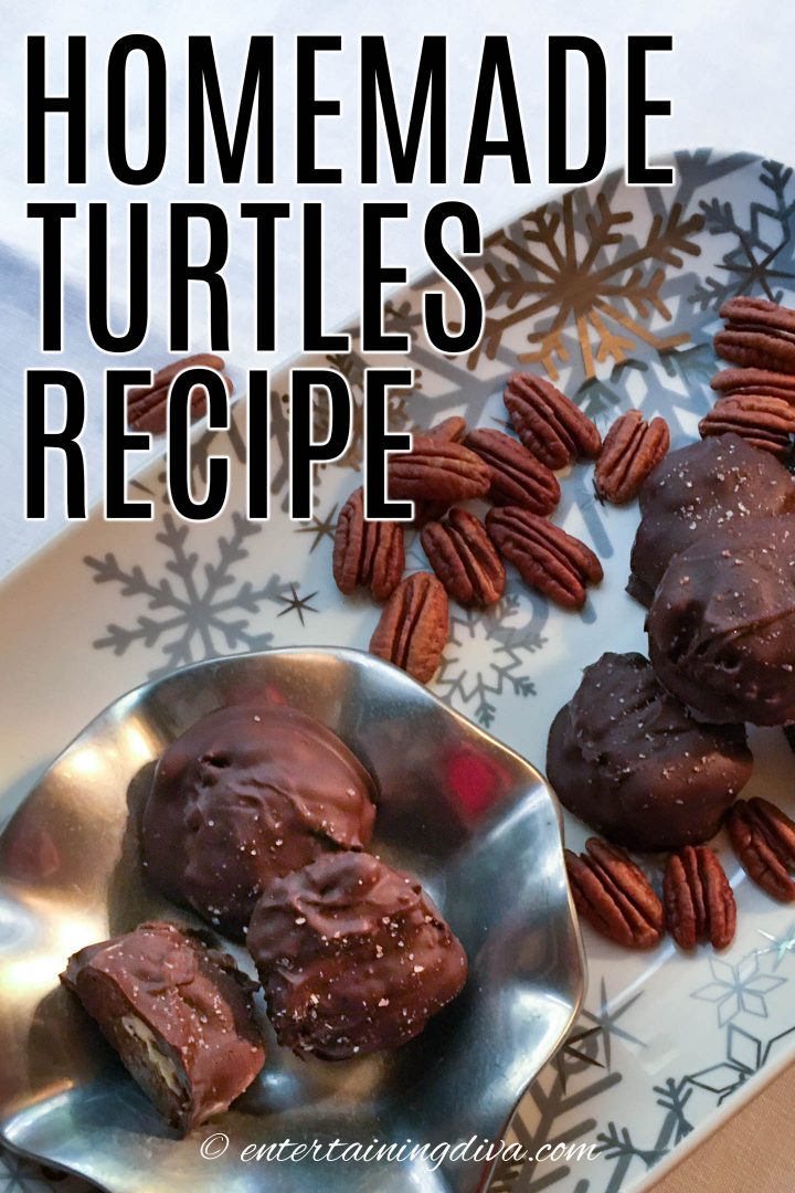 Homemade turtles recipe (the healthier version)
