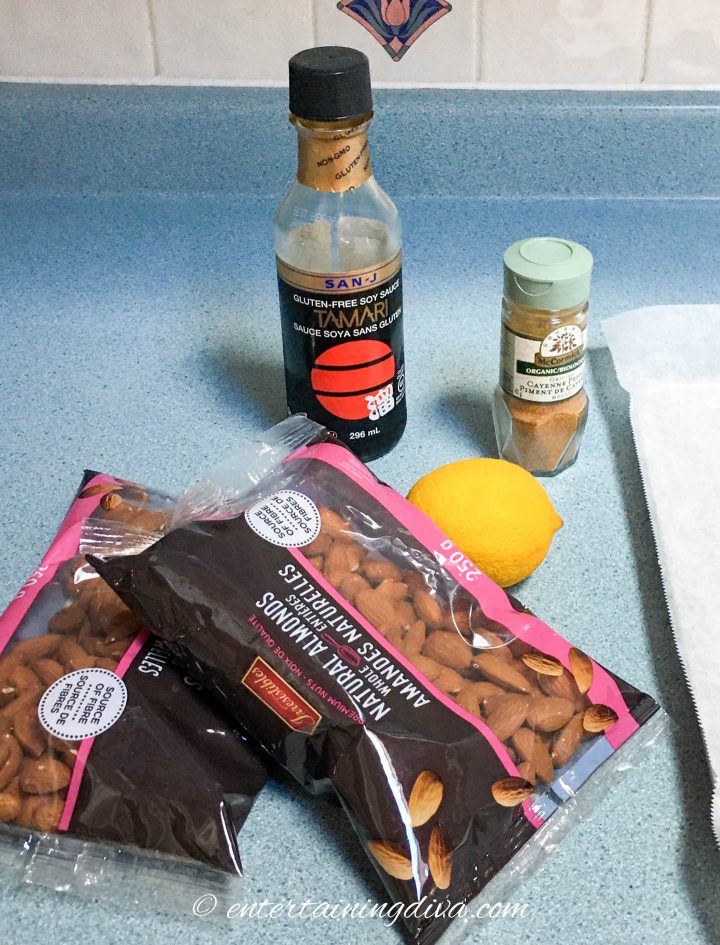 Tamari roasted almonds recipe ingredients