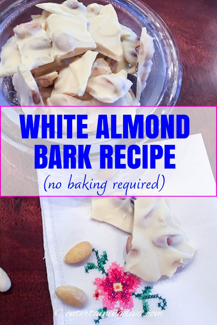 white almond bark recipe