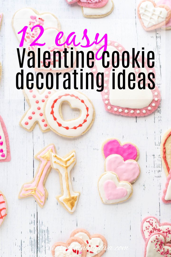 easy Valentine cookie decorating ideas