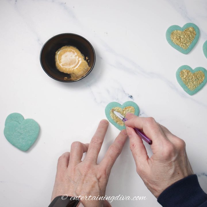 How to paint sugar cookies with edible paint