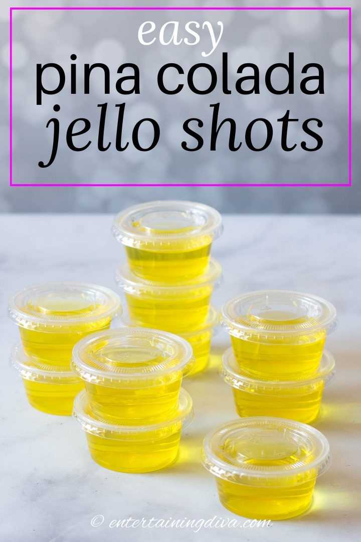 easy pina colada jello shots recipe