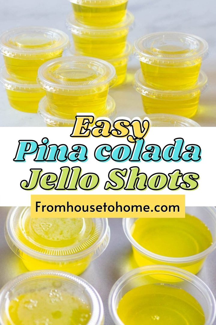 easy Pina Colada Jello shots