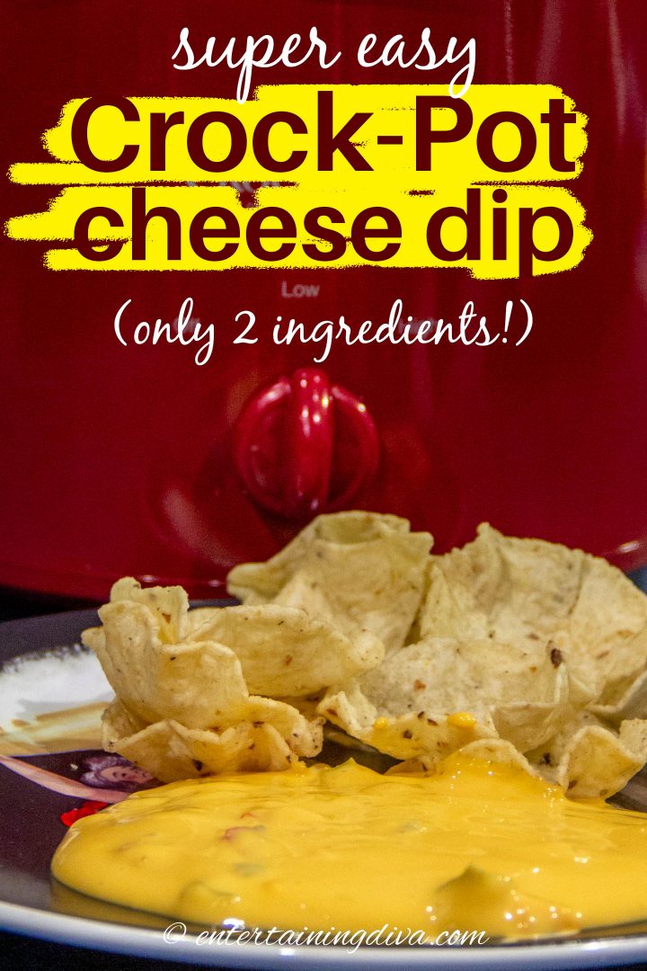 Super easy Crock-Pot cheese dip (made with only 2 ingredients)