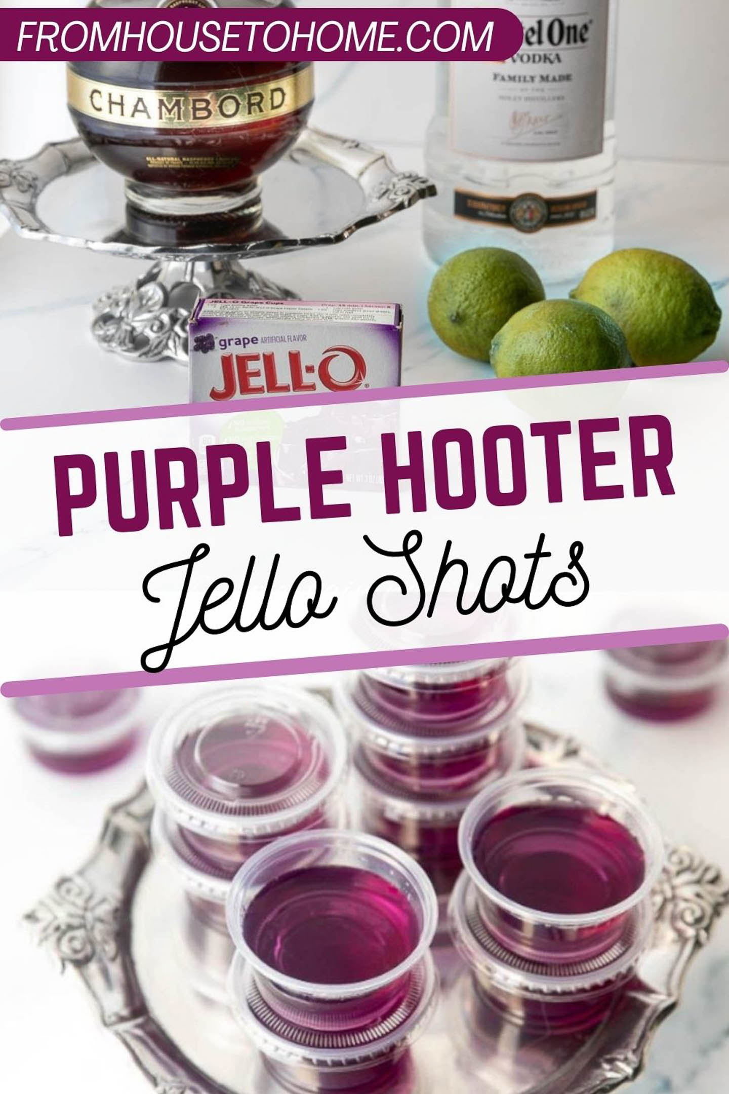 Easy Purple Hooter Jello Shots