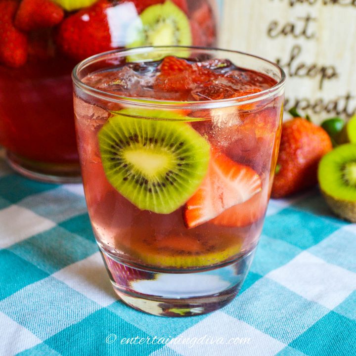 Strawberry kiwi sangria recipe