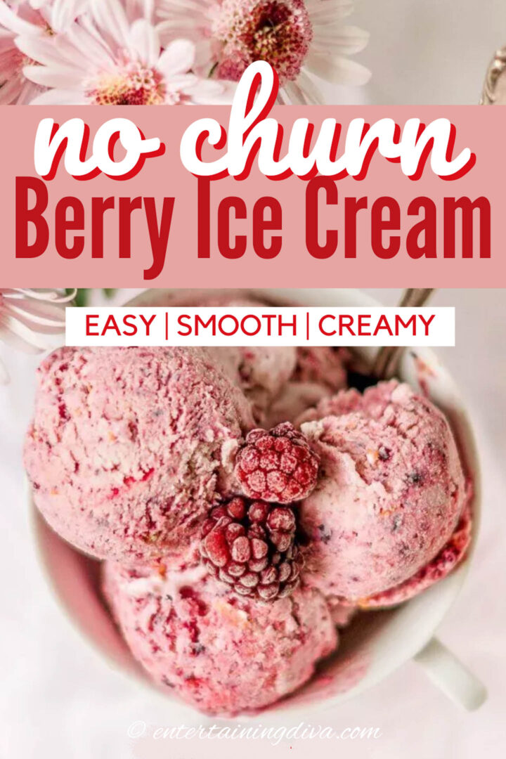 no churn berry ice cream
