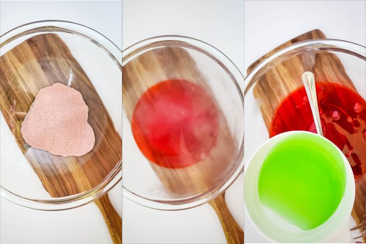 How to make apple strawberry jello shots