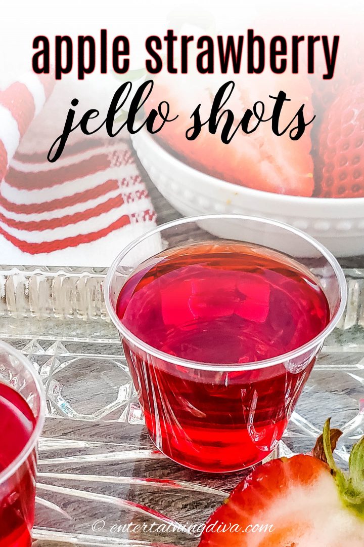 apple strawberry jello shots recipe