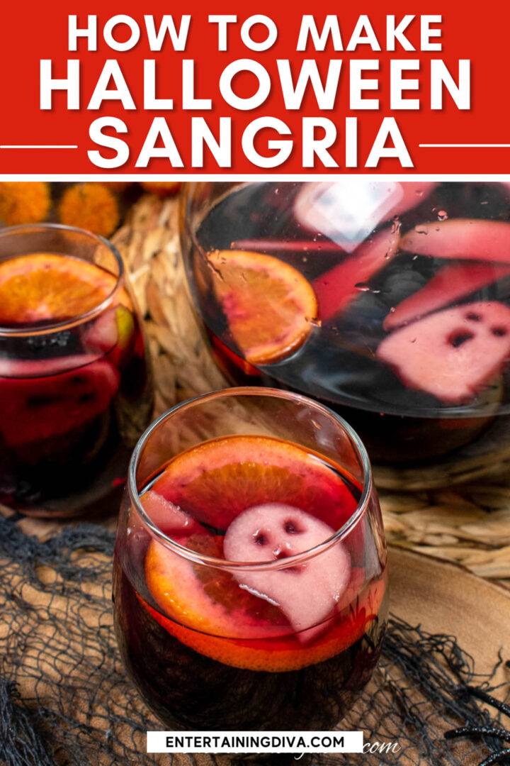 how to make Halloween sangria