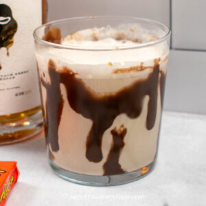 Skrewball peanut butter cup whiskey cocktail