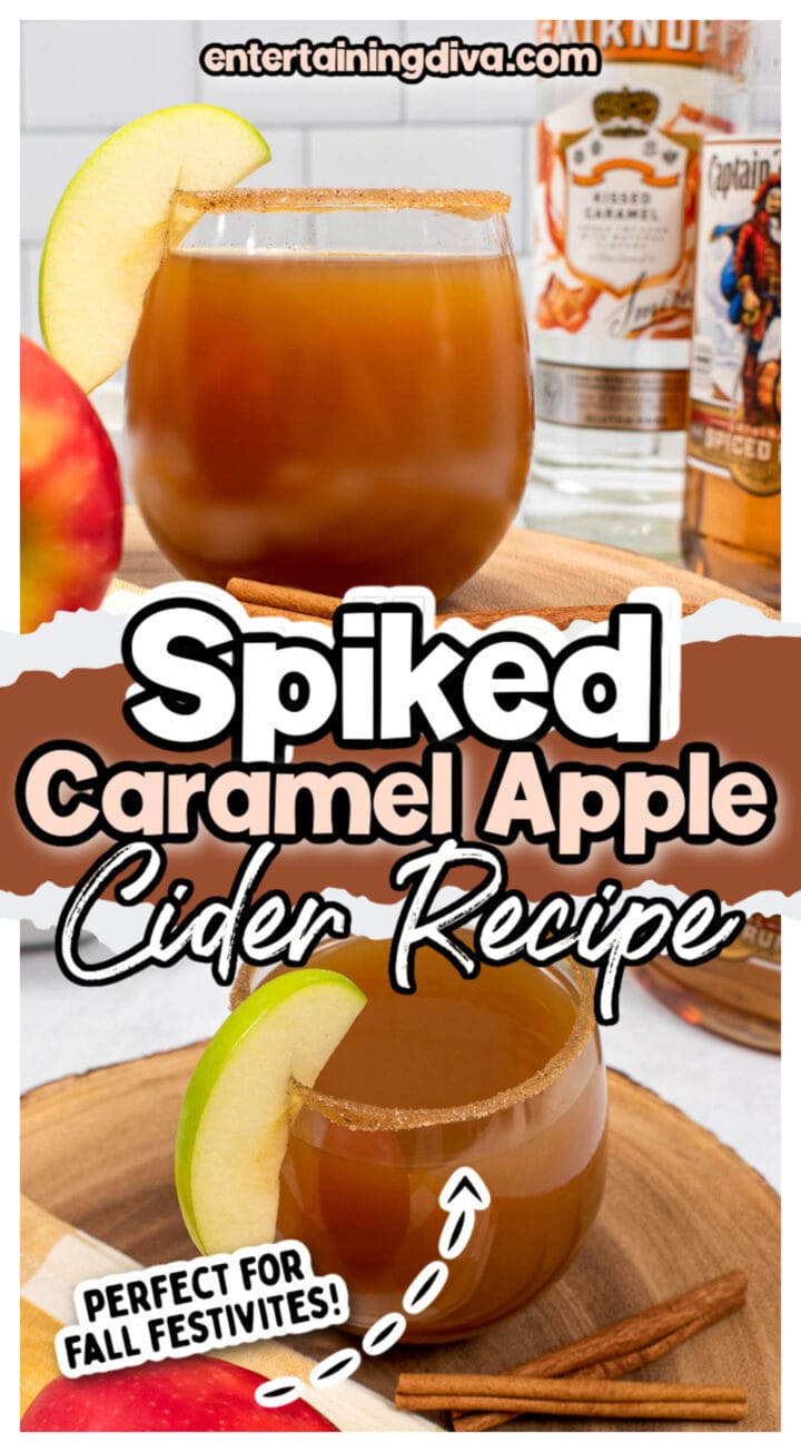 spiked caramel apple cider
