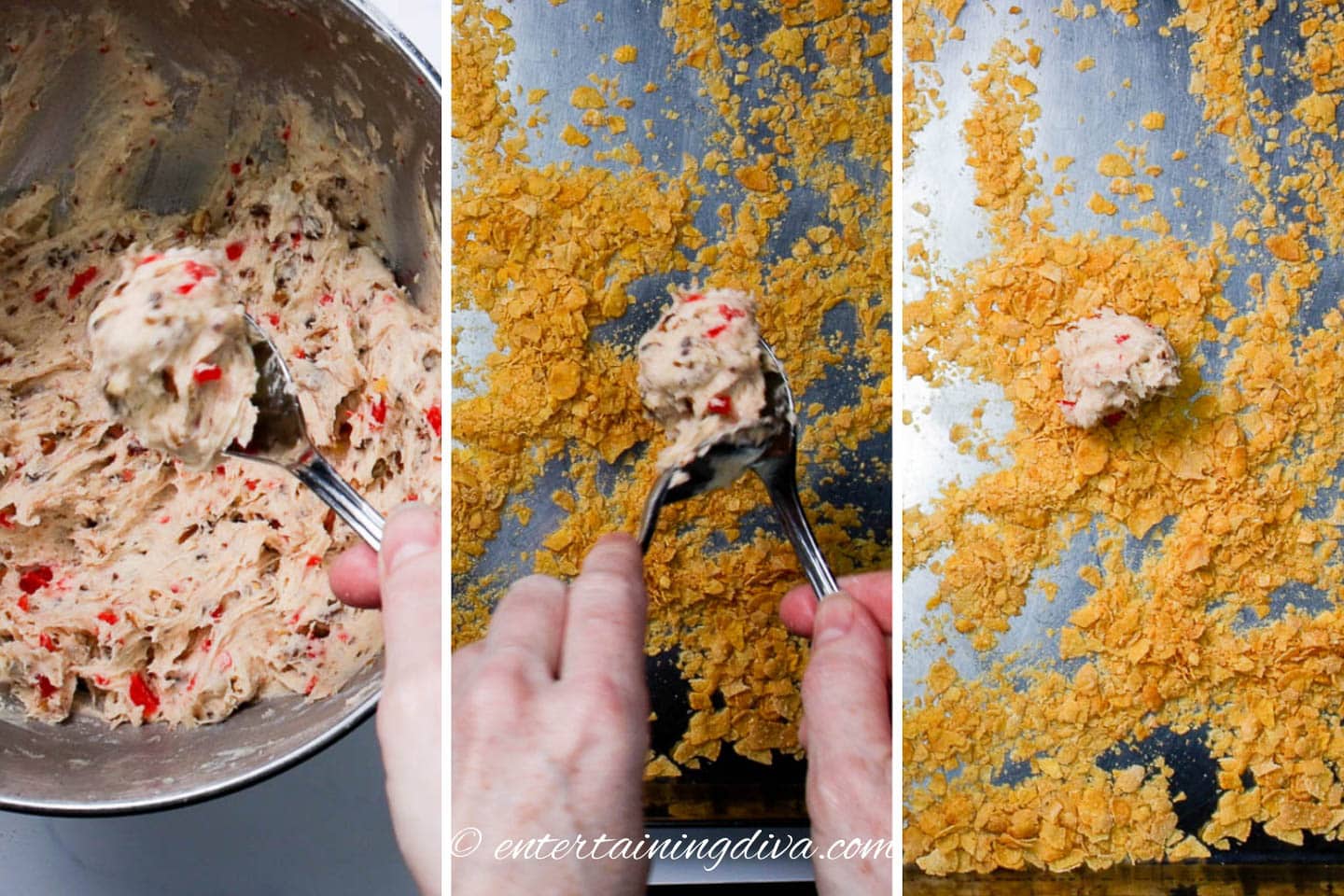 how to scoop the cookie dough
