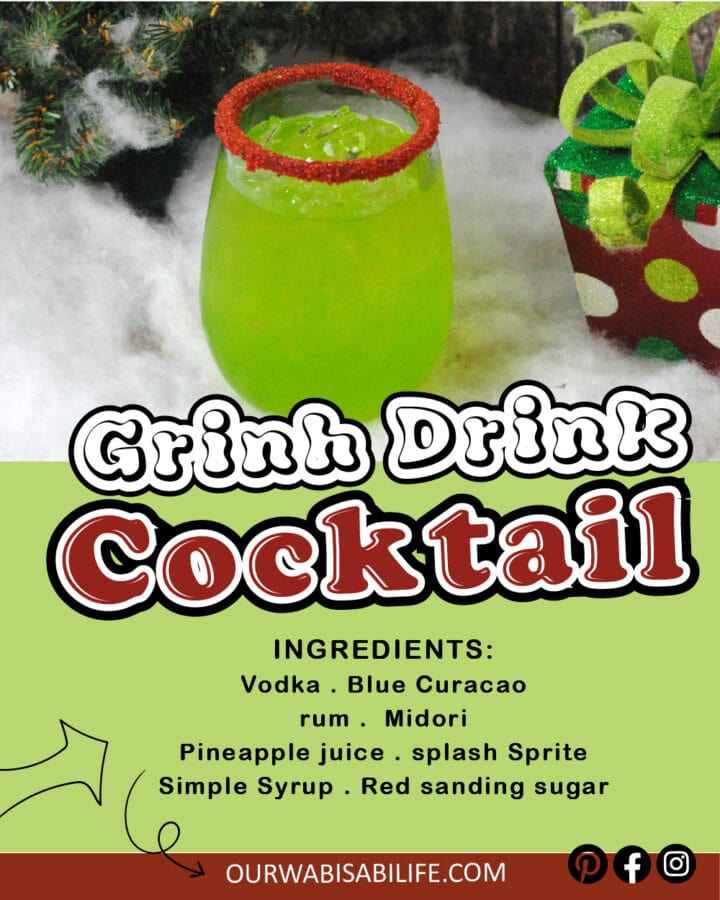 fruity Grinch cocktail recipe